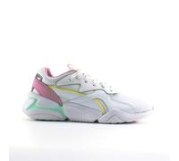 Puma Nova Mesh White Synthetic Womens Lace Up Trainers 369655 03 - Size UK 3.5