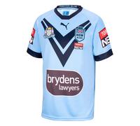 Puma NSW Blues Replica Jersey Short Sleeve Blue Womens Rugby T-Shirt 766223 01 - Size X-Small