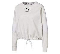 Puma Nu-Tility Crew Sweat Pullover - White Heather, Small
