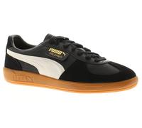 Puma Oalermo Lth Men's Black & White Leather Trainers, Size: 9