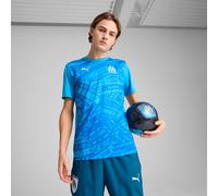 PUMA Olympique De Marseille Pre-Match Jersey Men, Azure/Frosted Dew, size XL