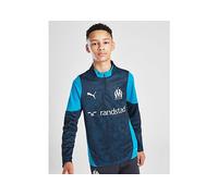 PUMA Olympique Marseille 1/4 Zip Training Top Junior - Blue 13-14Y