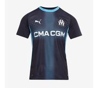 PUMA Olympique Marseille 2025/26 Away Shirt - Black - Mens XL