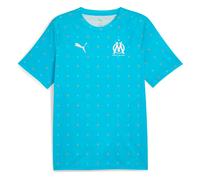Puma Olympique Marseille 25/26 Pre Match Short Sleeve T-shirt Blue S Men
