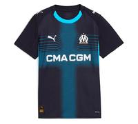 Puma Olympique Marseille 25/26 Replica Away Junior Short Sleeve T-shirt Blue 13-14 Years Kids