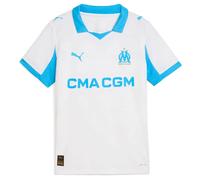 Puma Olympique Marseille 25/26 Replica Home Junior Short Sleeve T-shirt White 13-14 Years Kids