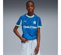 PUMA Olympique Marseille 25/26 Third Jersey Youth, Vivid Blue/Azure, size 9-10 Youth