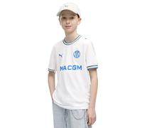 PUMA Olympique Marseille 2026/27 Home Shirt Junior - White - Kids 11-12Y
