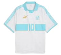 Puma Olympique Marseille King Retro Short Sleeve T-shirt White M Men
