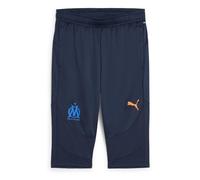 PUMA Om Men's Navy 3/4 Training Shorts, Marine, M