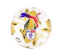 PUMA Orbita 6 Sky Bet Efl Football, White/Gold/Black, size 5