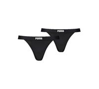 Puma Pack of 2 String Tanga Briefs Black