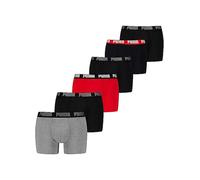 Puma Pack of 6 Boxer Shorts Black