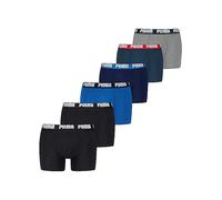 Puma Pack of 6 Boxer Shorts Black