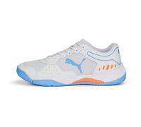 Puma Padel Tennis Trainers Solarsmash RCT White / Light Blue Shoes