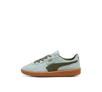 PUMA Palermo Leather Peaceful Blue/Loden Green Trainers - UK 4