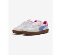 Puma Palermo Leather Shoes White Beige Blue - 38.5