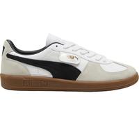 PUMA palermo leather trainers in white & black UK 12 (EU 47)
