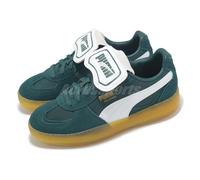 Puma Palermo Moda Tongue Wns Dark Myrtle White Gum Women Casual Shoes 401679-01
