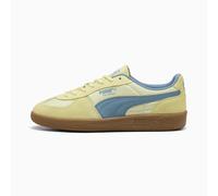 PUMA Palermo Pop Sneakers Unisex, Gold Moon/Cool Blue, size 9.5