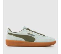 PUMA Women's Palermo Sneakers - Peaceful Blue/Loden Green - Size: UK 3