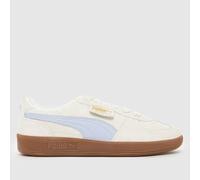 PUMA Palermo Trainers in White & Purple UK 8 (EU 42)