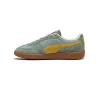 Puma Palermo Weathered 40172201 Mens Green Suede Lifestyle Trainers Shoes