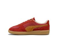 Puma Palermo Weathered 40172202 Mens Red Suede Lifestyle Trainers Shoes