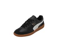 PUMA Palermo Leather Sneakers Unisex, Black/Feather Grey/Gum, size 6