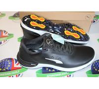 puma phantomcat nitro + golf shoes black/silver/yellow sizzle uk size 8.5