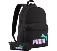 Puma Phase 20L Backpack Set Black Gym Travel Training Bag Mens Womens Workout