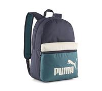 PUMA Phase Color Block Backpack New Navy - Emerald Ice dark blue