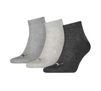 Puma Plain Quarter Short Socks 3 Pairs