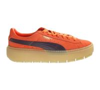 Puma Platform Trace Block Womens Orange Trainers - Size UK 5