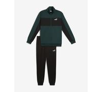Puma Poly Colorblock Suit Tracksuit Green Black - S