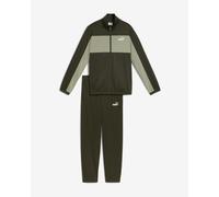 Puma Poly Colorblock Suit Tracksuit Green Boys - 140