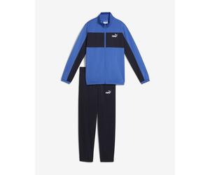 Puma Poly Colourblock Tracksuit Blue Kids - 152