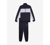 Puma Poly Colourblock Tracksuit navy blue - M