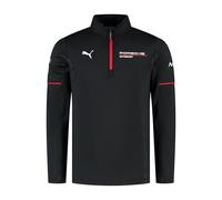 PUMA Porsche Motorsport Men's 1/4 Zip Jumper - Black - Size: XS
