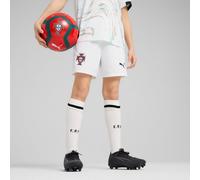 PUMA Portugal 2025 Shorts Youth, White/Black, size 13-14 Youth