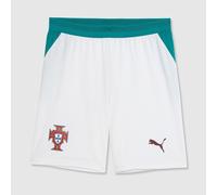 Puma Portugal 2026 Away Shorts Puma White Green Lagoon