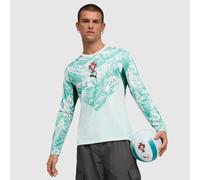Puma Portugal 2026 LS Away Shirt Puma White Green Lagoon