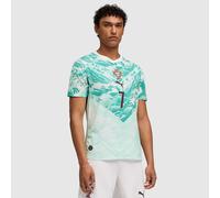 Puma Portugal 2026 Pre Printed Authentic Away Shirt Puma White Green Lagoon