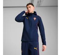 PUMA Portugal Casuals Full-Zip Hooded Jacket Men, Persian Blue/Sunny Yellow, size Small