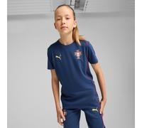 PUMA Portugal Casuals T-Shirt Youth, Persian Blue/Sunny Yellow, size 15-16 Youth