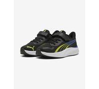 Puma Pounce Lite AC+ Shoes Black Yellow Blue Kids - 33