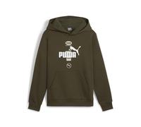 PUMA POWER Graphic Hoodie FL B Dark Olive