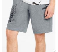 PUMA POWER LOGO Men's Sweat Shorts - Grey Medium #U217