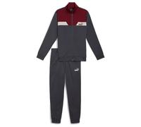 Puma Power Poly Mens Grey/Dark Red Tracksuit - Size 2XL