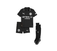 PUMA Pre-School Boys Manchester City 25/26 Away Minikit - Black 5-6Y
